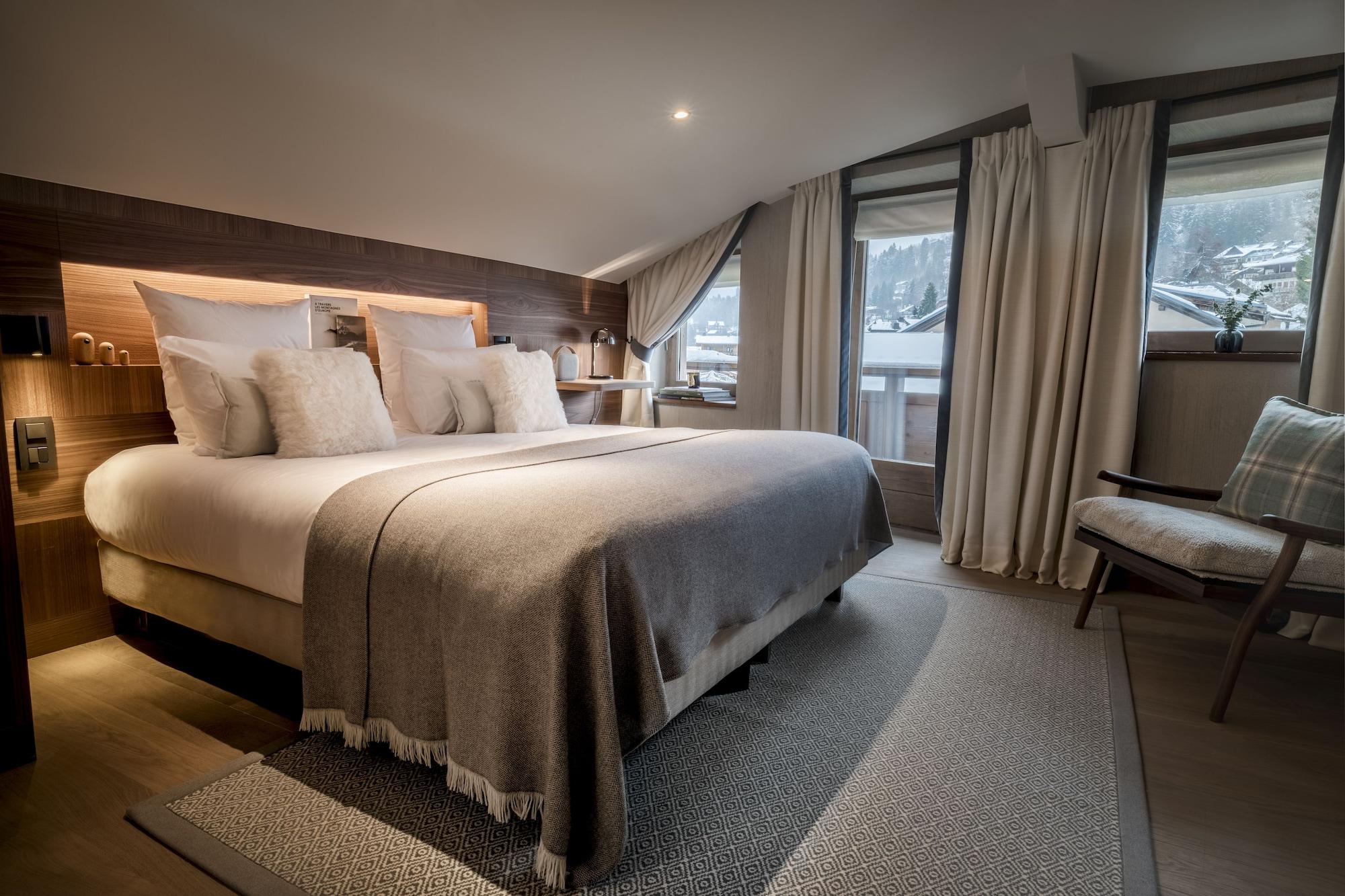Coeur De Megeve Hotel Bagian luar foto