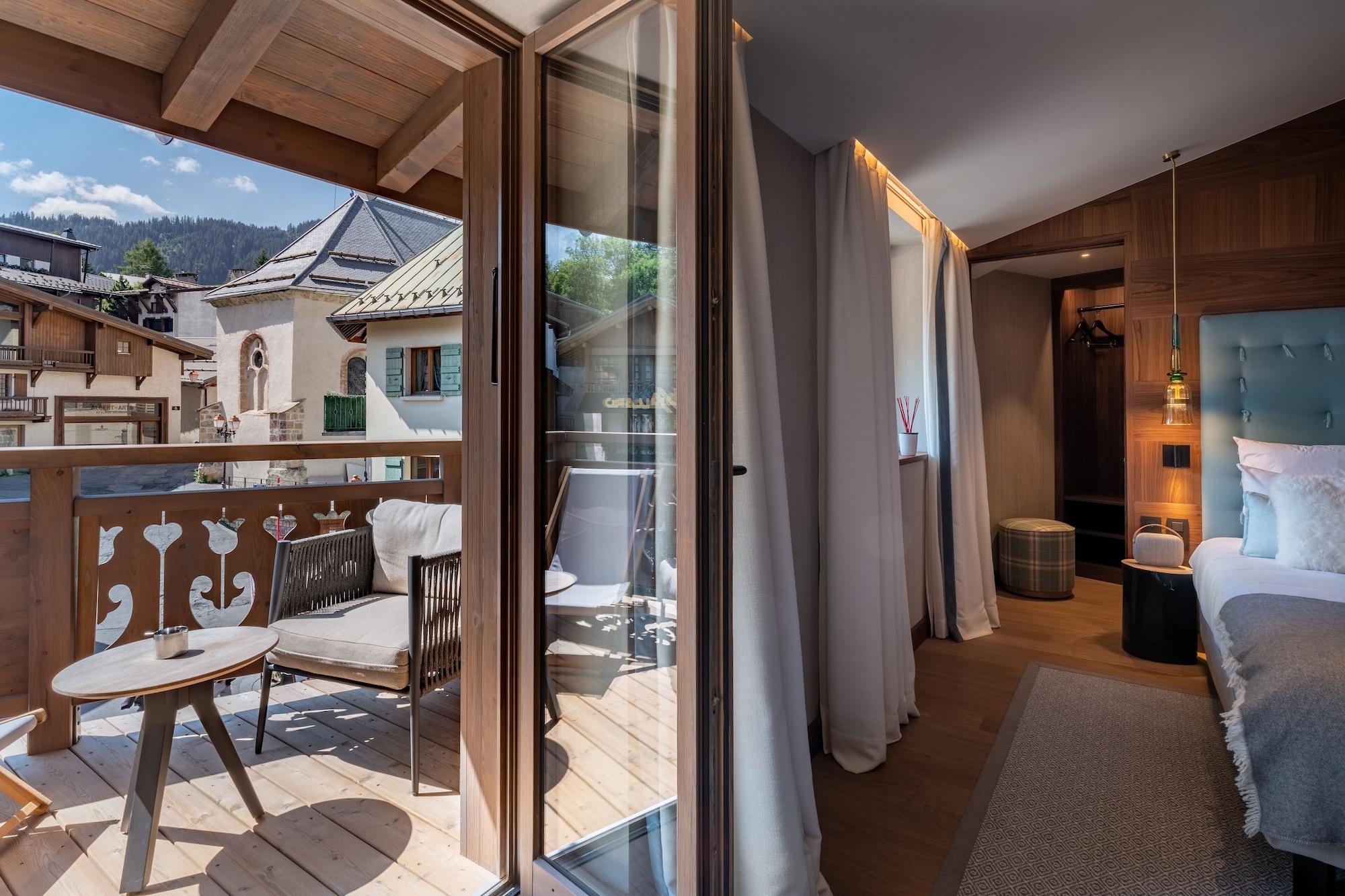 Coeur De Megeve Hotel Bagian luar foto