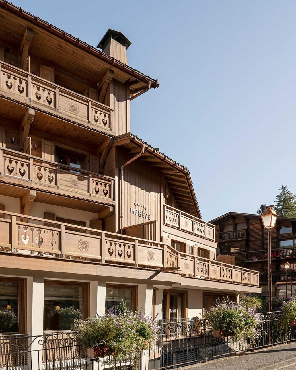 Coeur De Megeve Hotel Bagian luar foto