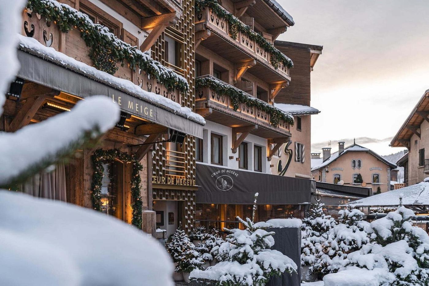 Coeur De Megeve Hotel Bagian luar foto