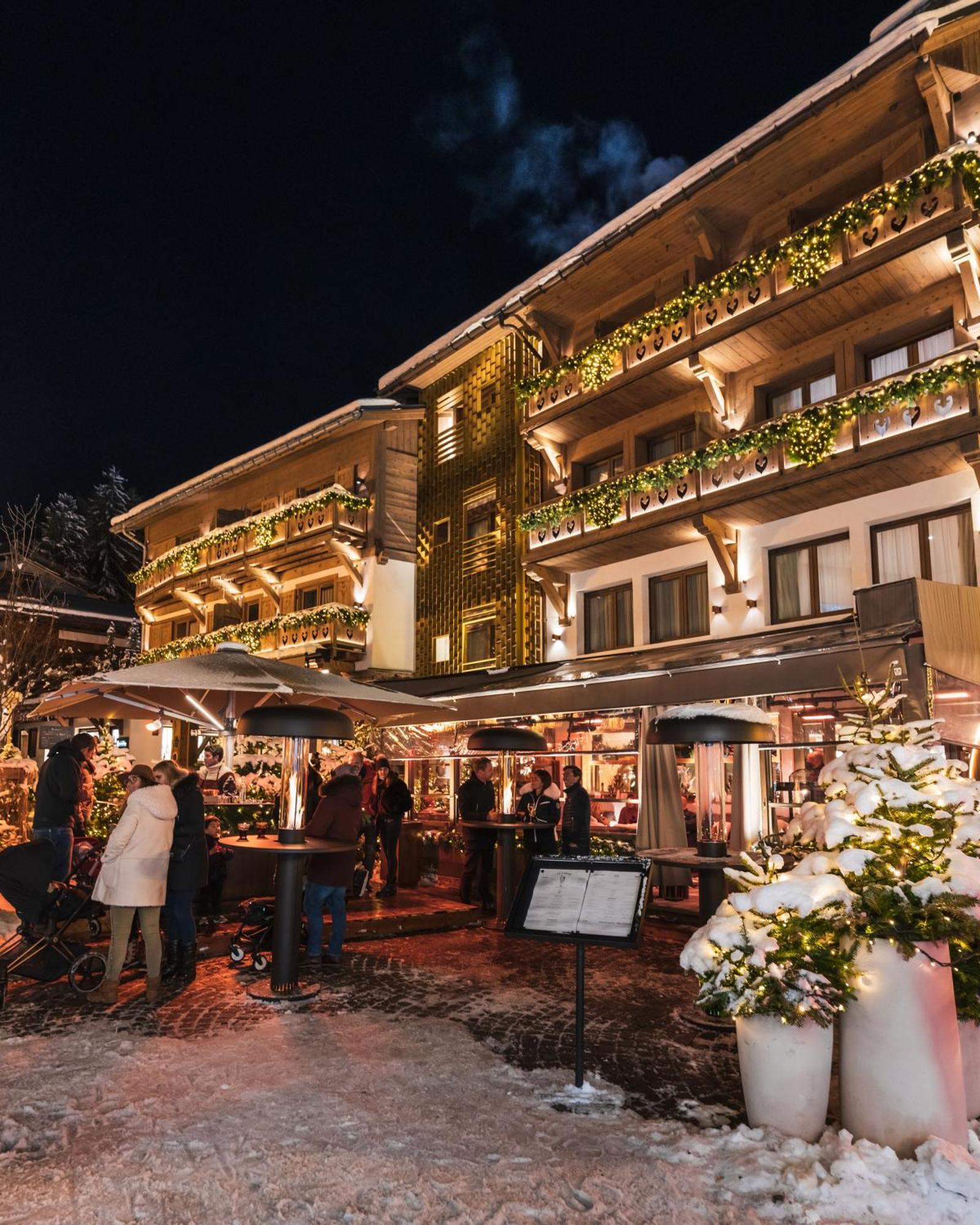Coeur De Megeve Hotel Bagian luar foto
