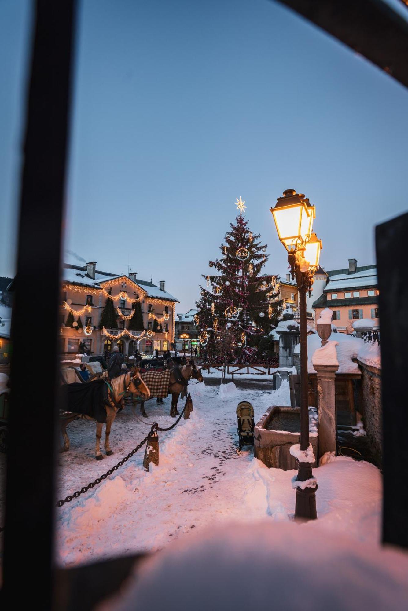 Coeur De Megeve Hotel Bagian luar foto