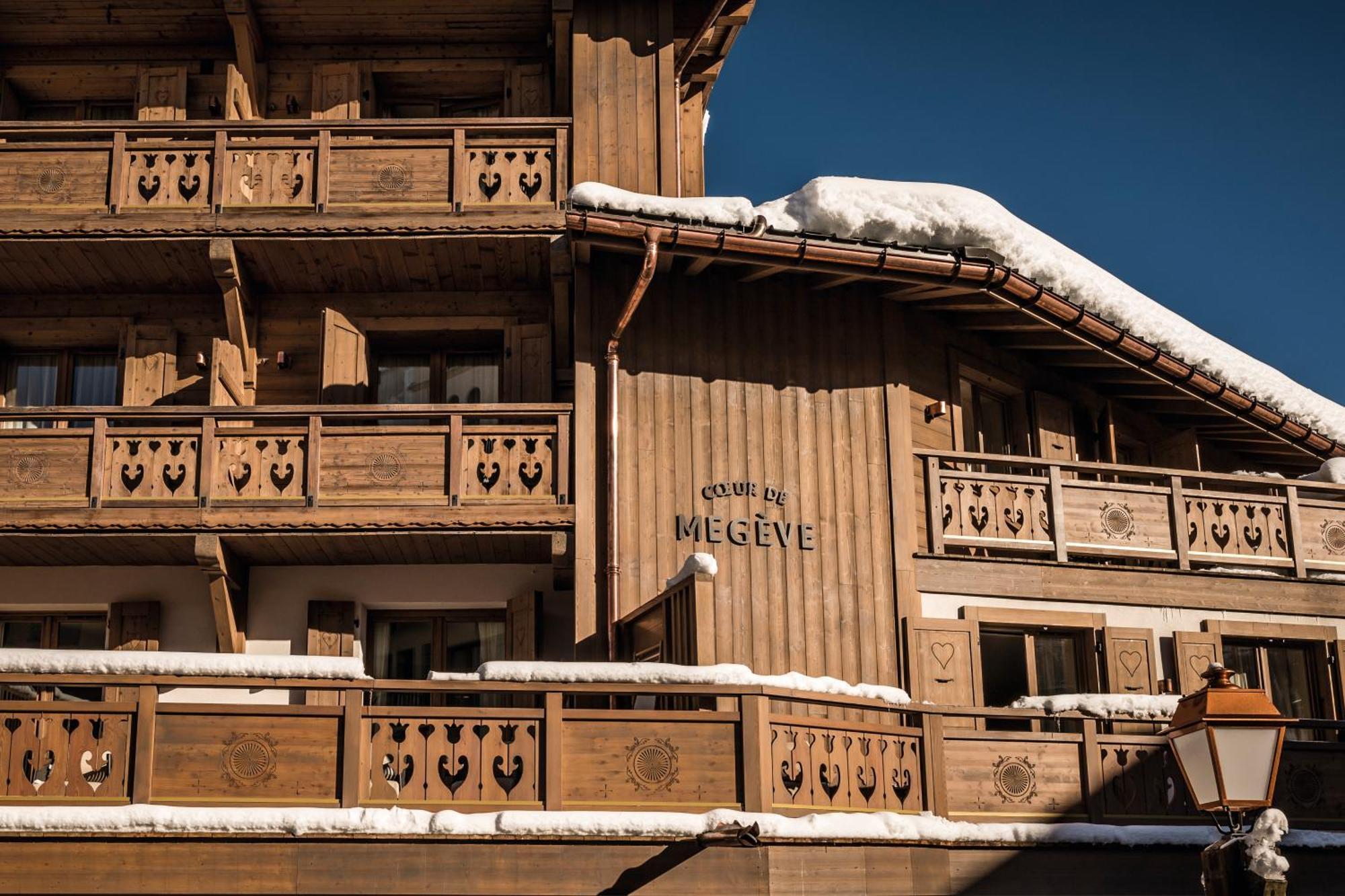Coeur De Megeve Hotel Bagian luar foto