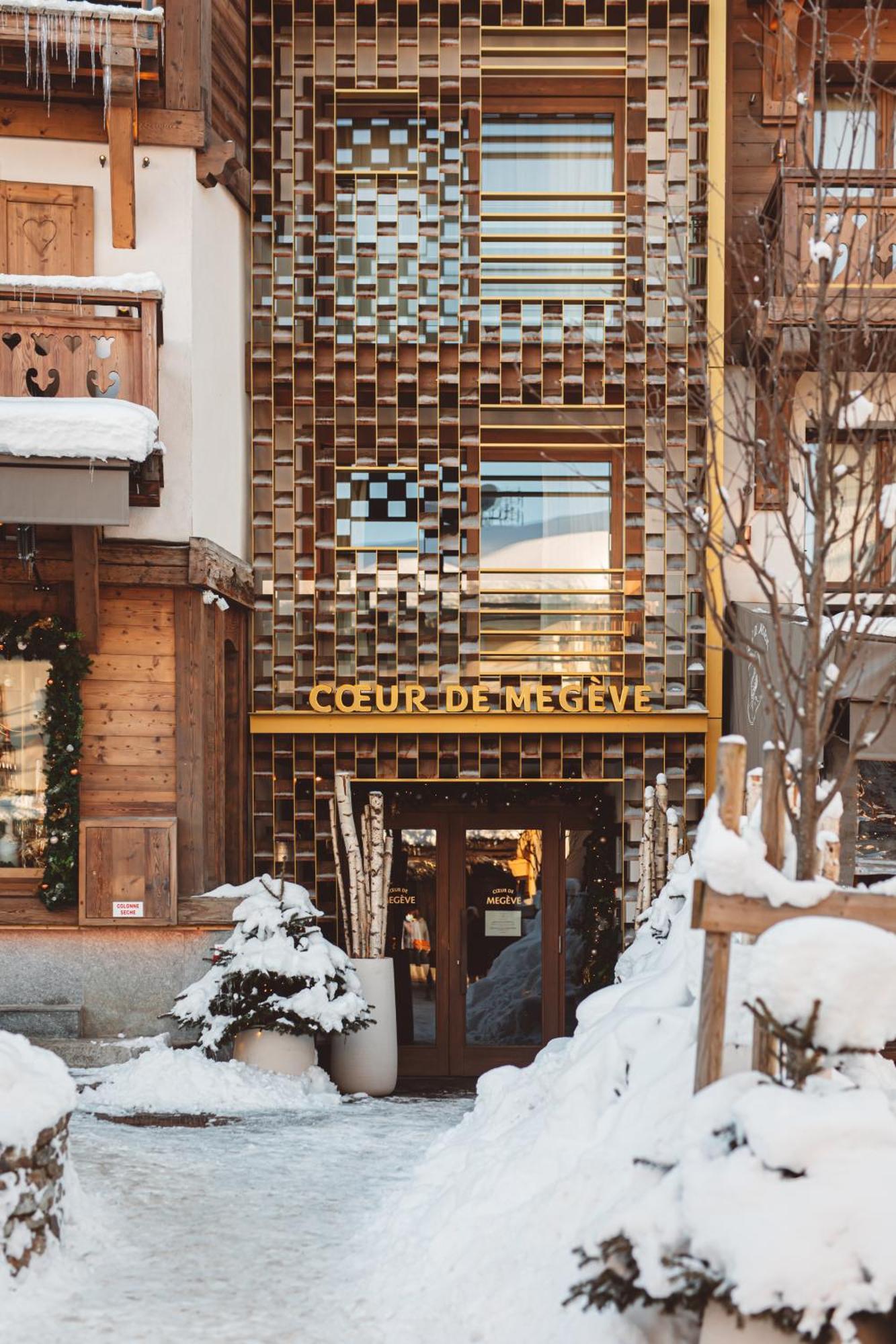 Coeur De Megeve Hotel Bagian luar foto
